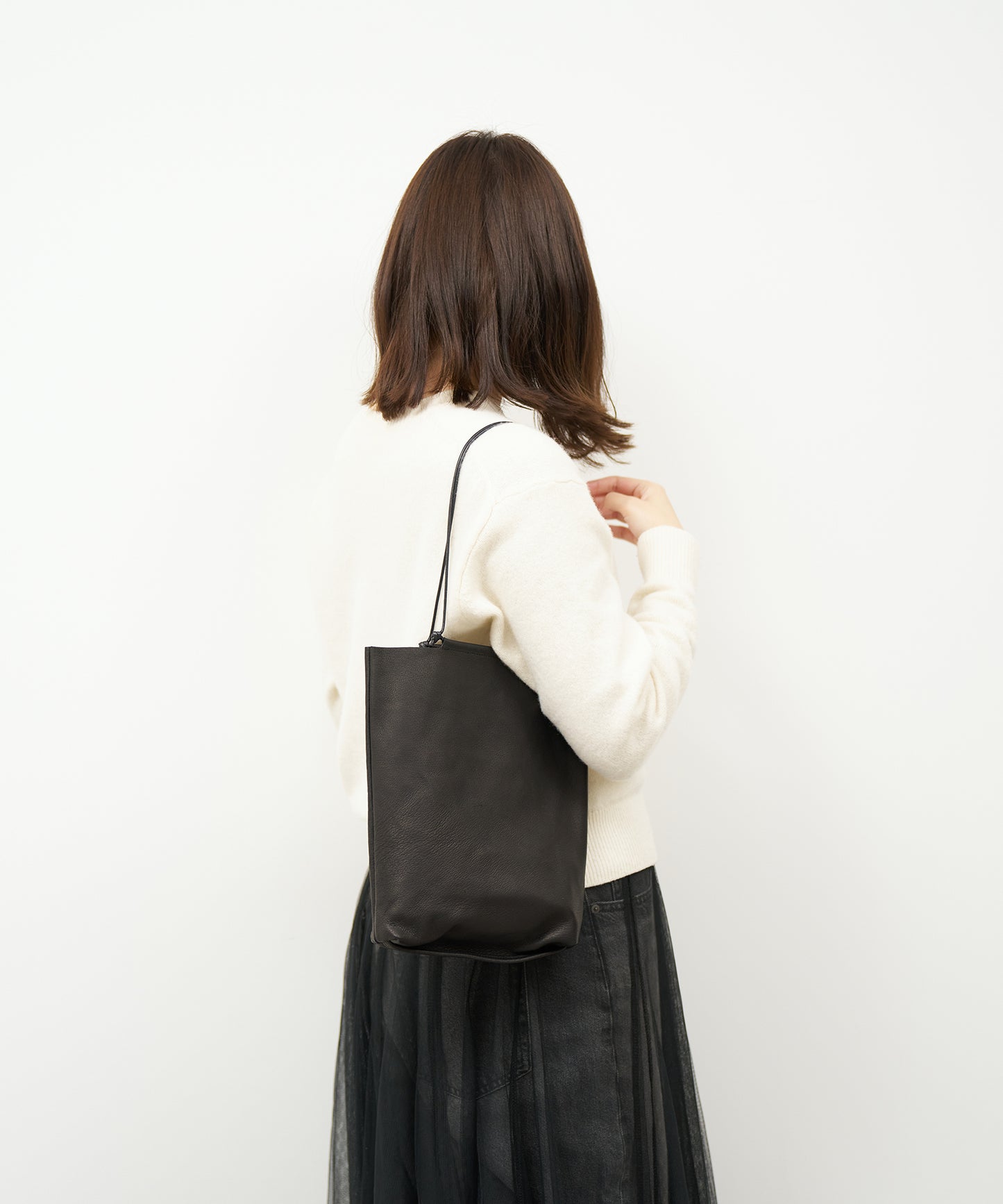 #30 / ミニトート(black)/ ピッグスキン・ハリー