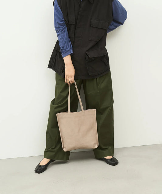 【店舗・催事】#30《SALE 40%》ドキュメントトート(pink beige) / ピッグスキン・ハリー - REN