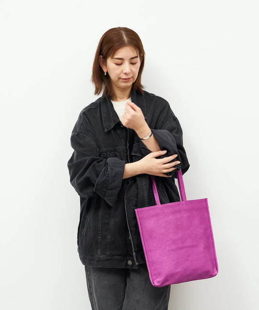 #30《SALE 40%》ドキュメントトート(peony purple) / ピッグスキン・ハリー - REN