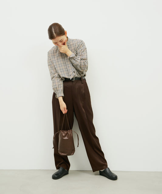 #45《Limited 5%》ステムドロー(bitter brown)/ 牛革・アペルト
