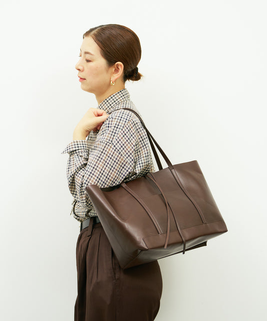 #45《Limited 5%》トリムトート(bitter brown)/ 牛革・アペルト