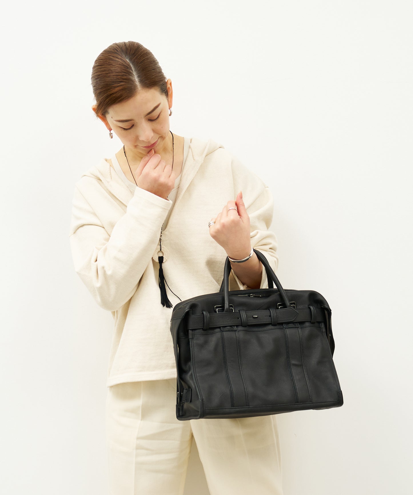 #52/ カデ34(black)/ 牛革・バレンシア