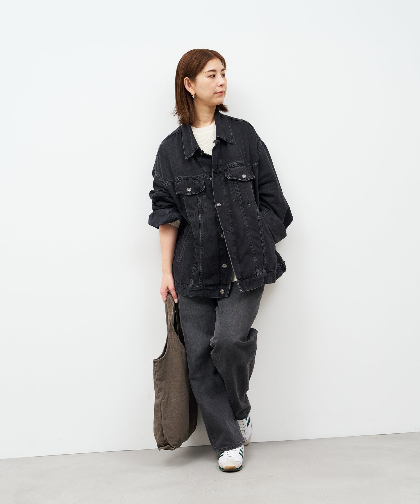 #74/ メトロキャリー M(Logwood gray)/ NATURE DYE