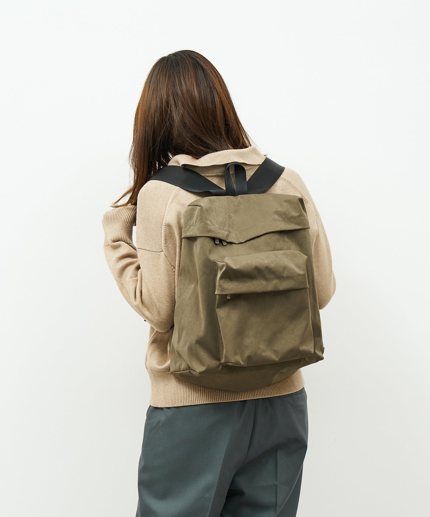#89 / 80's リュック(khaki)/ HD NYLON