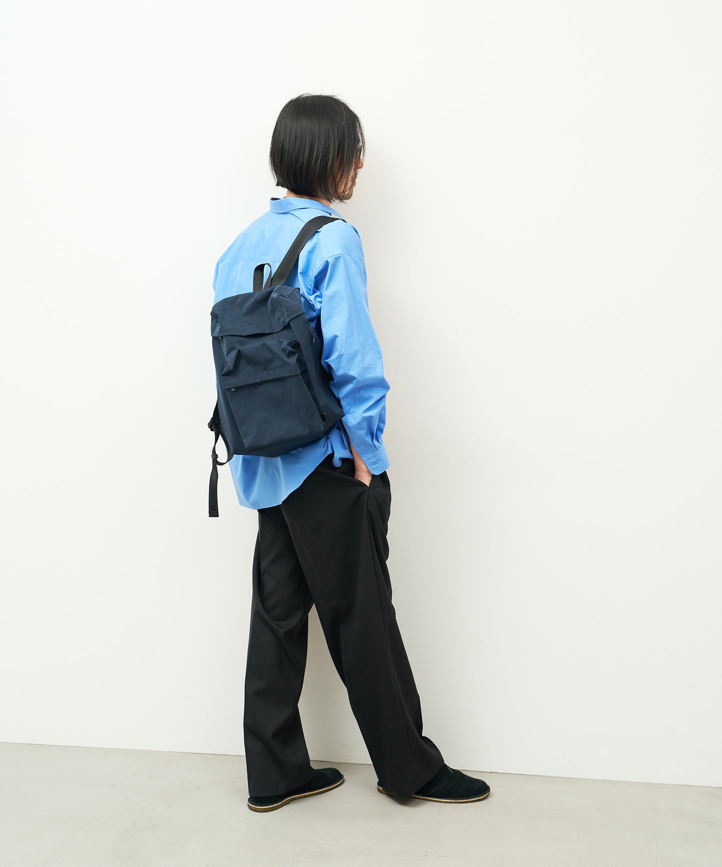 #89《~5/12 10%》80's リュック(navy blue)/ HD NYLON