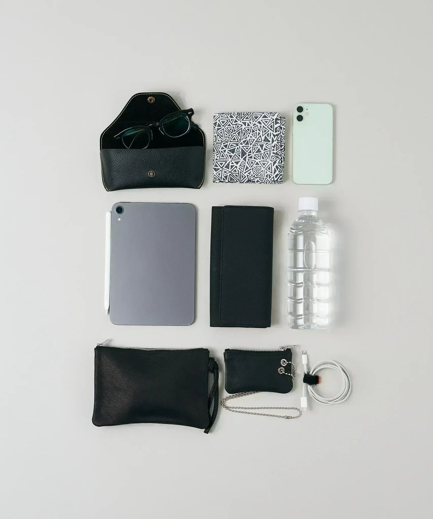 #30/ ランチバッグS キャリーライト(camel)/ ピッグスキン・ハリー - REN