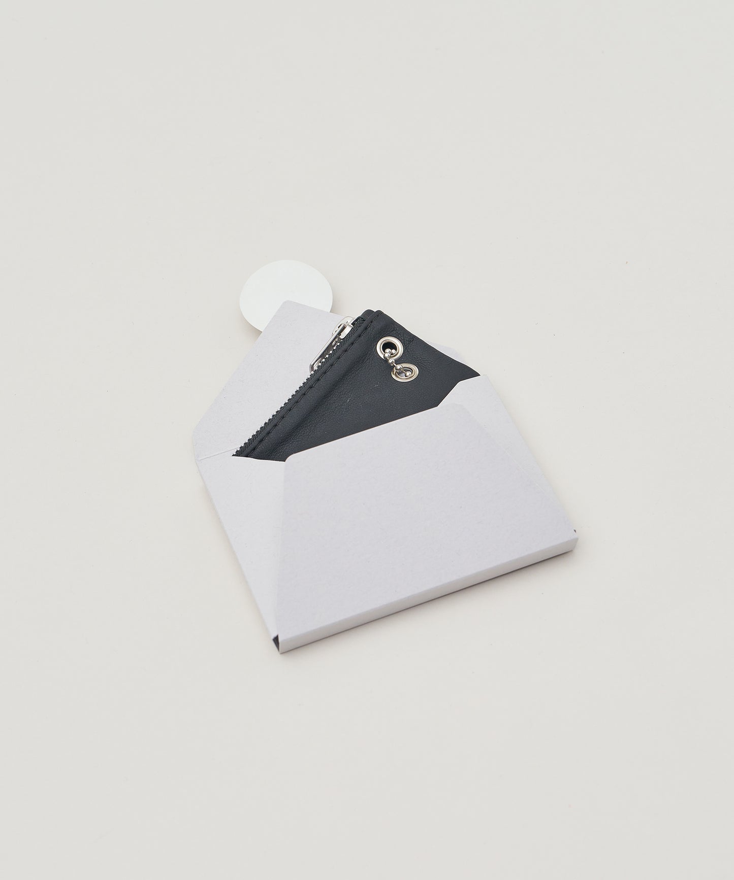 #11《BF SALE 20%》クラマエポーチ(black)/ やぎ革・ベアー