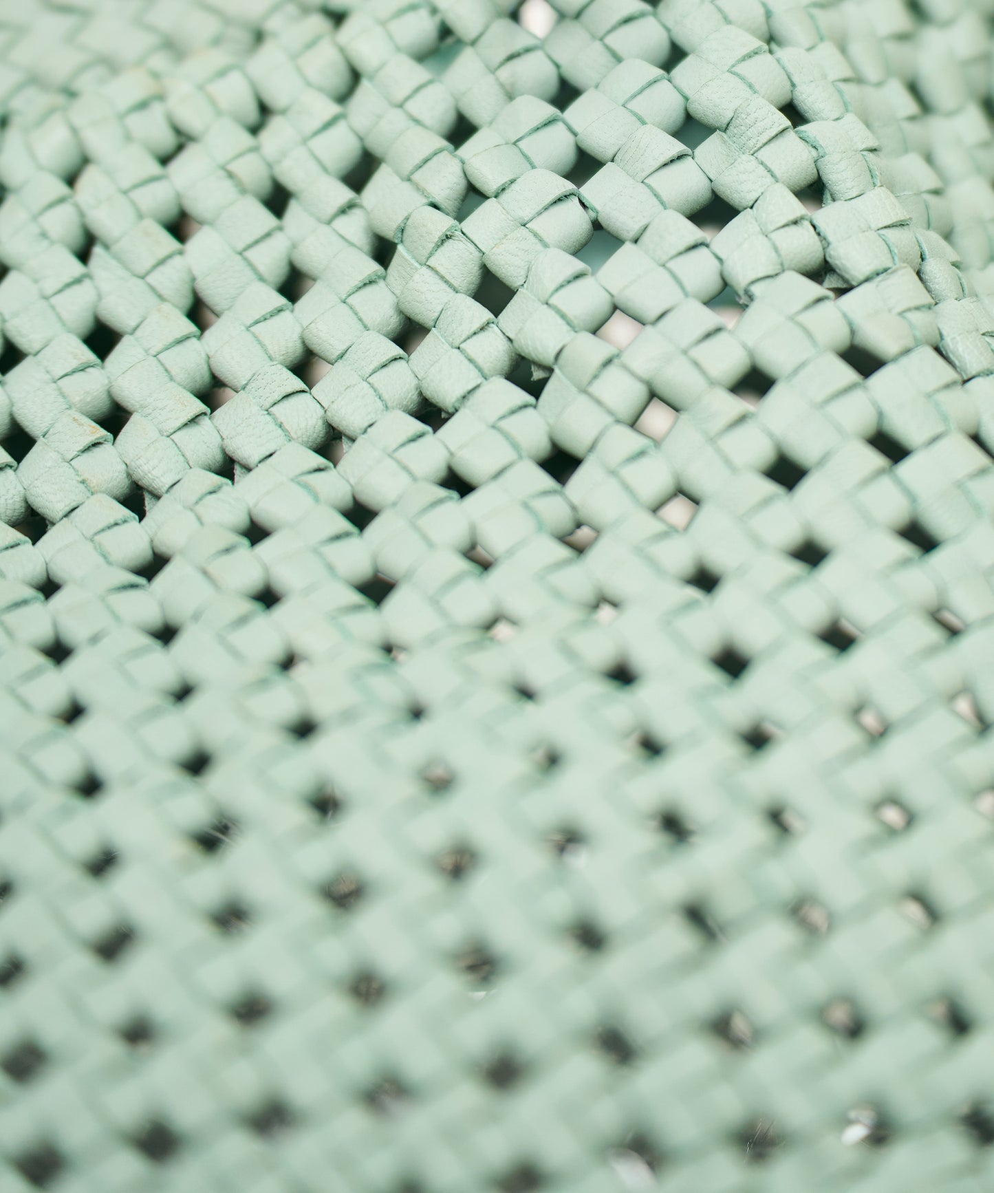 【26SS】#16/ ボックスショルダー(sage green)/ やぎ革・ゴートメッシュ