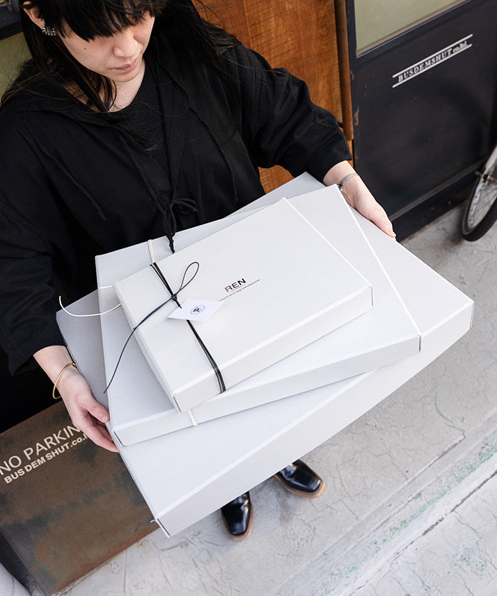 サイズ比較 / 上から ギフトボックスS・M・L