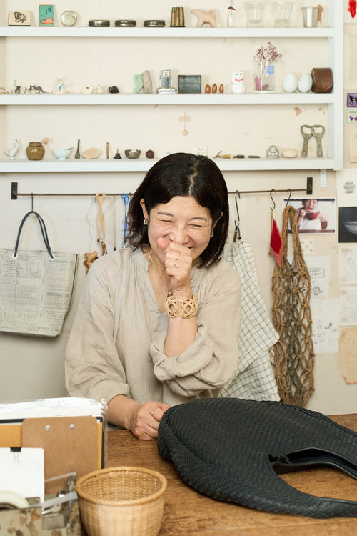 あのひと、にあう革。〜後藤由紀子さんに、「シープメッシュ」〜