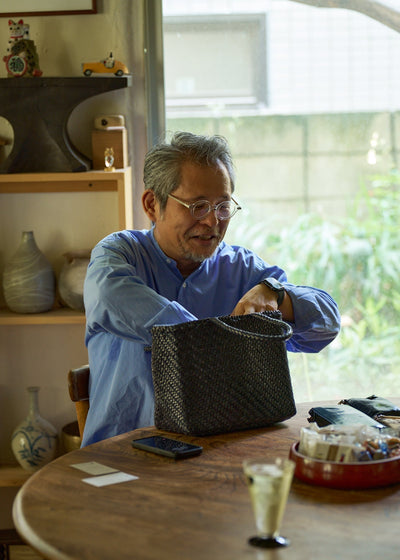 あのひと、にあう革。〜麻生要一郎さんに、「メルカドトート」〜