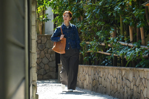 籠バッグ（ゴートメッシュ・メルカド）と巡る「神楽坂」