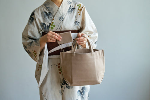 Kimono Styling with REN Leather items