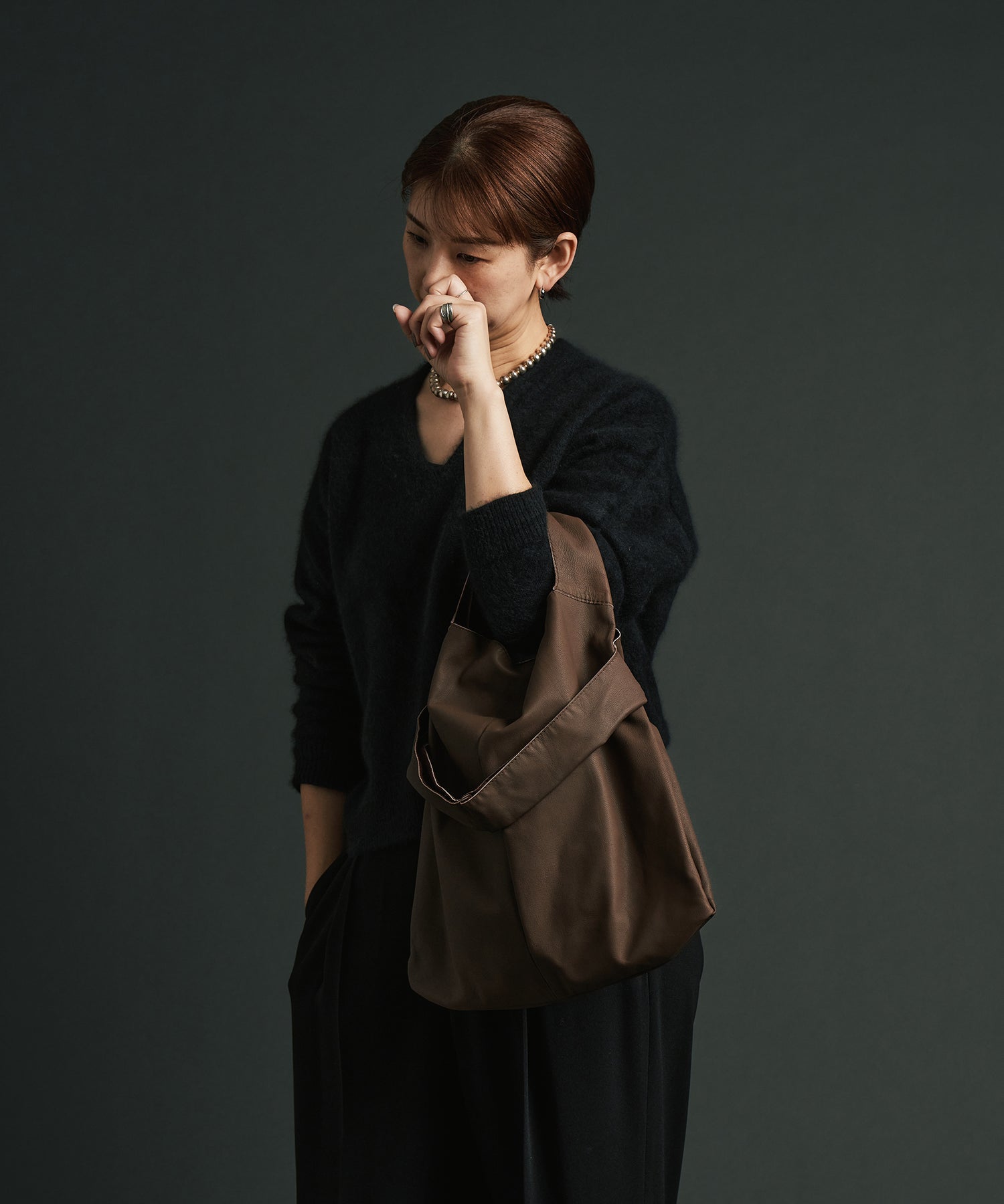 REN】《トートバッグ 》軽くて柔らかい、2way仕様のレジブクロ型