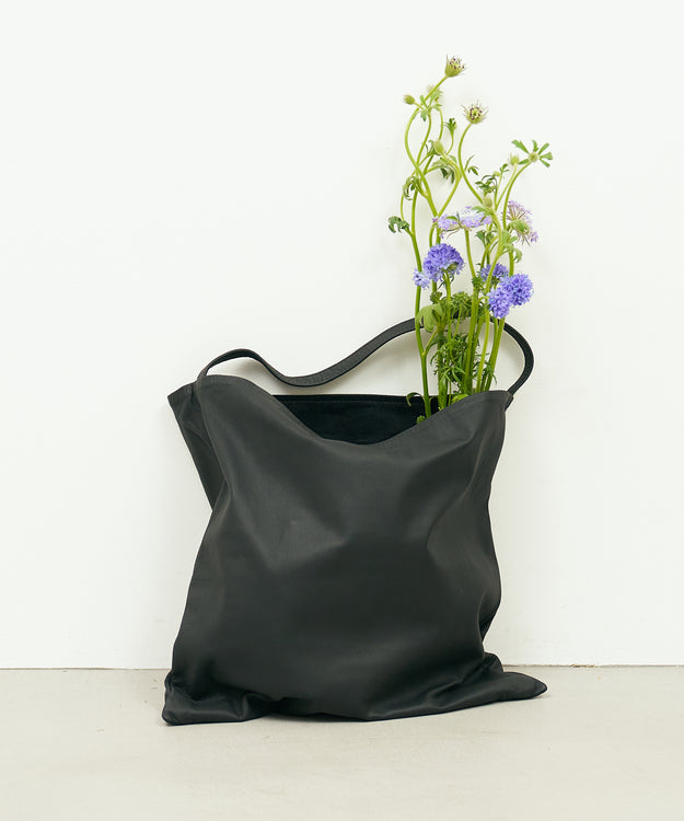 #11/ ベーシックスクエアL（black） / やぎ革・ベアー