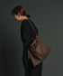 #11《BF SALE 20%》2wayスクエアショルダーM（dark brown） / やぎ革・ベアー