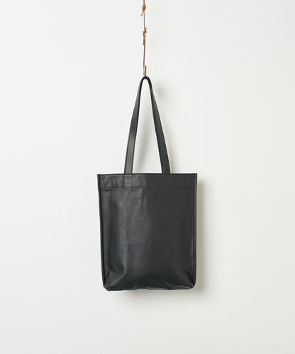 #15/ ドキュメントトート14-inch（black）/ やぎ革・スティル