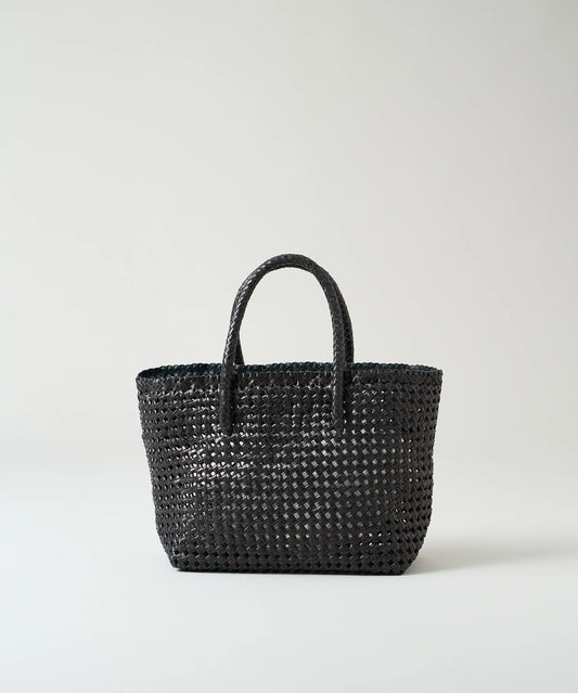 #16/ バスケットS(black)/ やぎ革・ゴートメッシュ