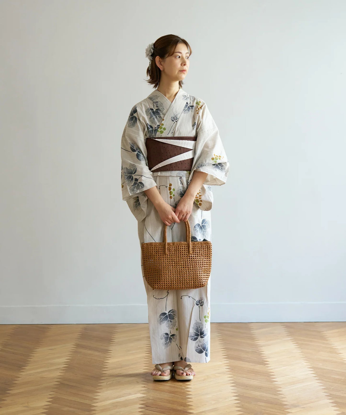 【26SS】#16/ バスケットS（camel）/ やぎ革・ゴートメッシュ