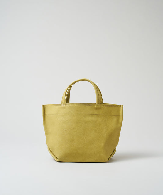 #30/ ランチバッグS（pistachio yellow）/ ピッグスキン・ハリー