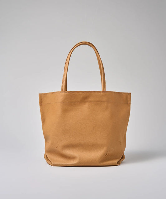 #30/ ランチバッグM（camel）/ ピッグスキン・ハリー - REN