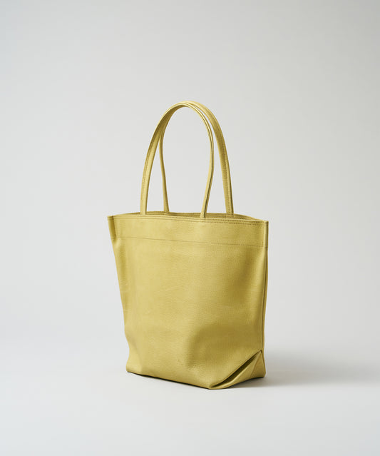 #30/ ランチバッグM（pistachio yellow）/ ピッグスキン・ハリー