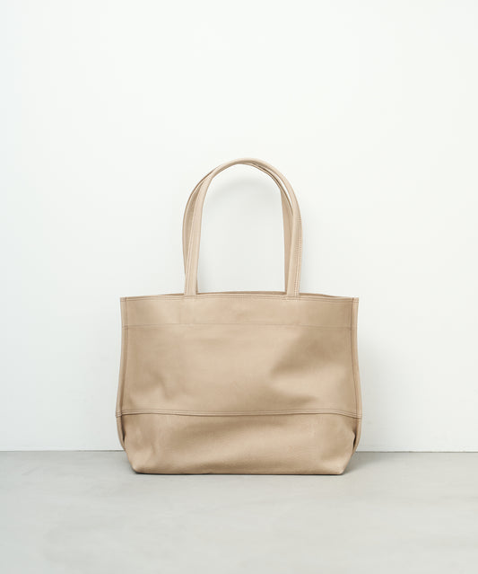 #30/ ワイドトートM(pink beige)/ ピッグスキン・ハリー