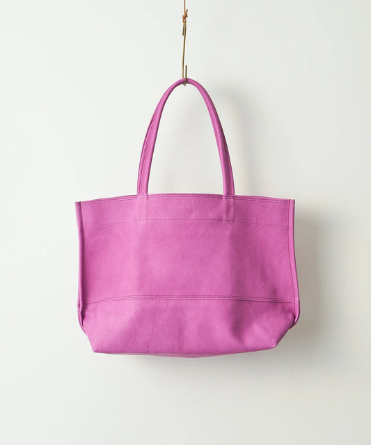 #30《SALE 40%》ワイドトートM（peony purple）/ ピッグスキン・ハリー - REN