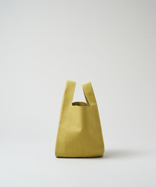 #30/ ミニレジブクロ(pistachio yellow)/ ピッグスキン・ハリー