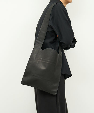 #30 / レジブクロ ショルダー（black）/ ピッグスキン・ハリー