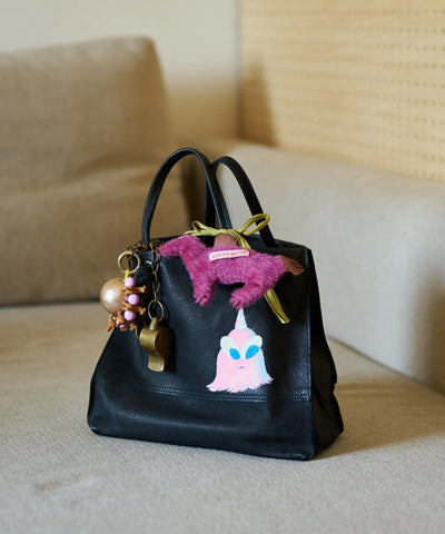 #30/ ミニショッパー（black）/ ピッグスキン・ハリー