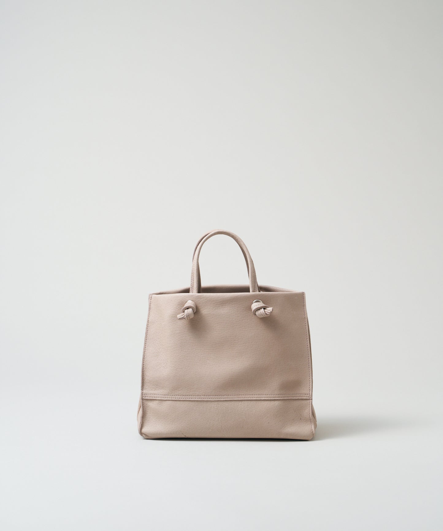 #30/ ミニショッパー（pink beige）/ ピッグスキン・ハリー