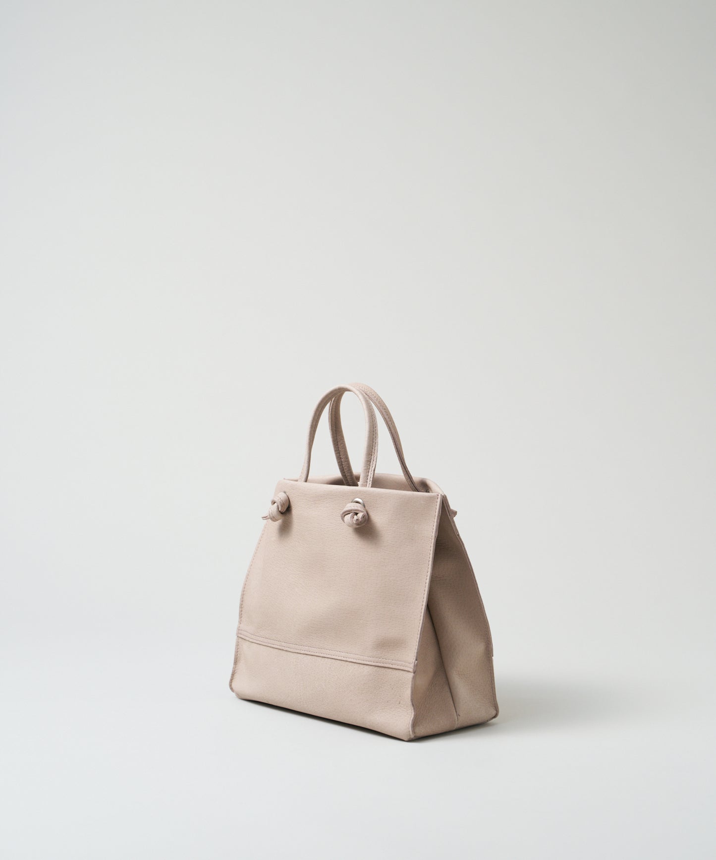 #30/ ミニショッパー（pink beige）/ ピッグスキン・ハリー