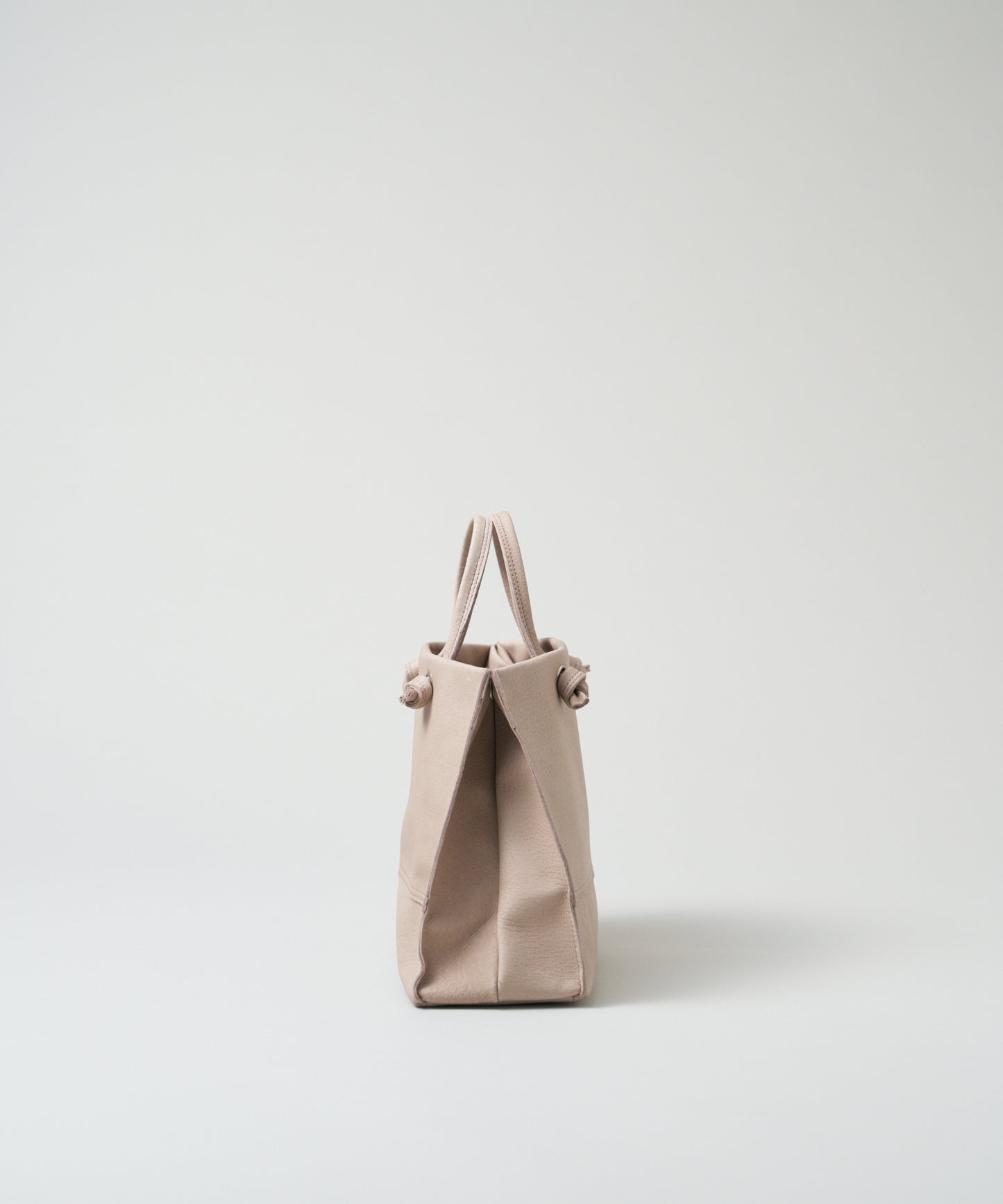 #30/ ミニショッパー（pink beige）/ ピッグスキン・ハリー