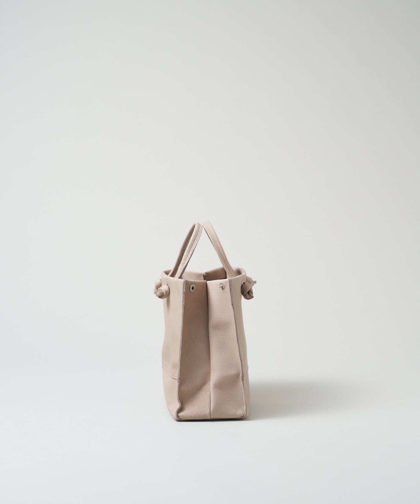 #30/ ミニショッパー（pink beige）/ ピッグスキン・ハリー