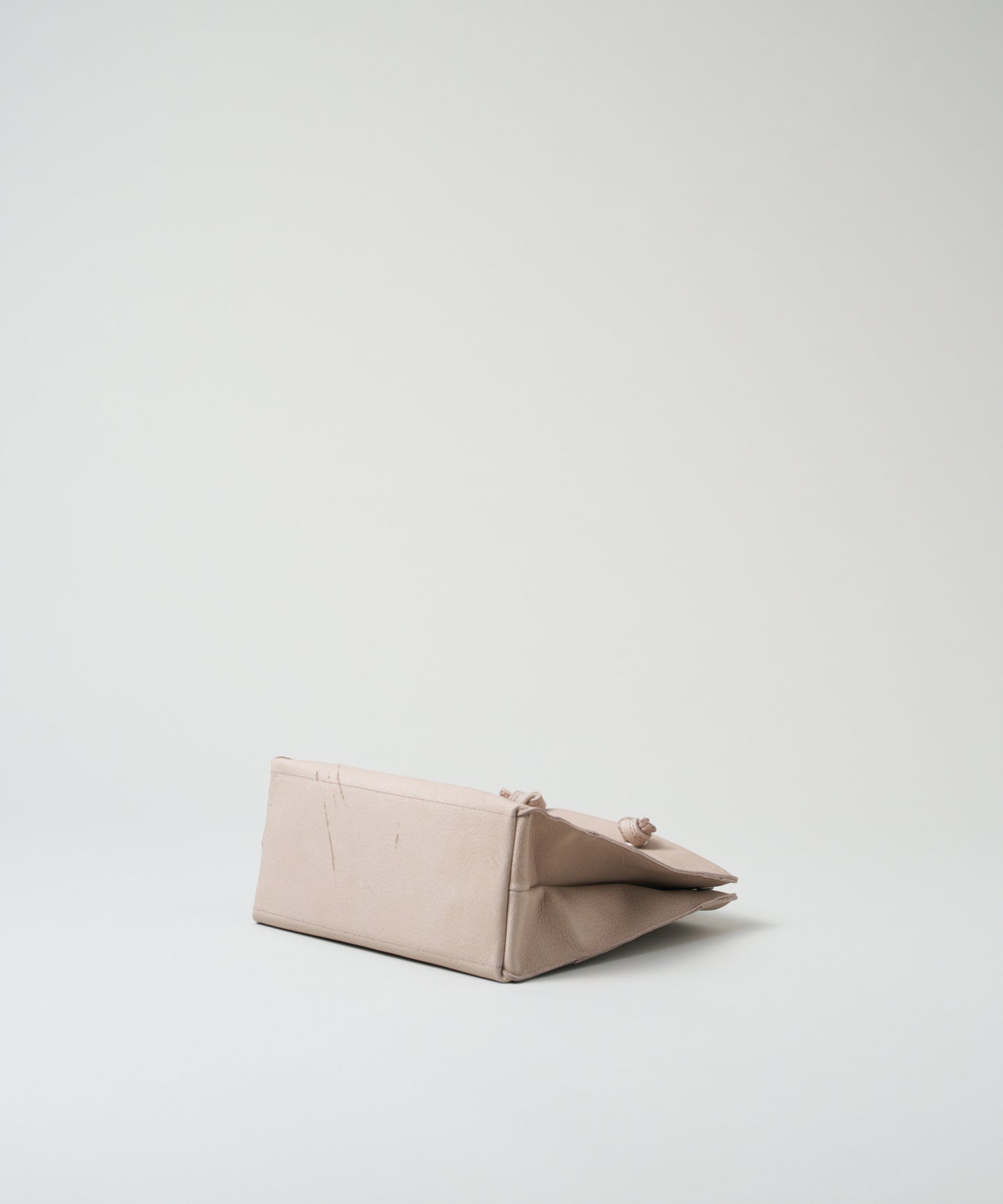 #30/ ミニショッパー（pink beige）/ ピッグスキン・ハリー