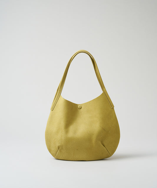 #30/ サークルトート(pistachio yellow)/ ピッグスキン・ハリー