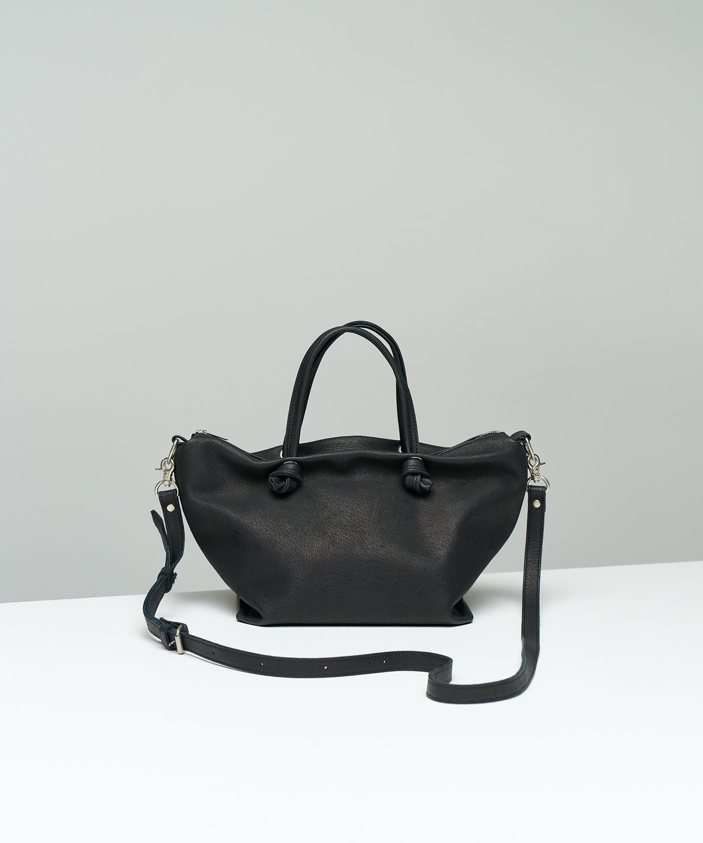 #30《SALE 40%》2wayミニボストン（black）/ ピッグスキン・ハリー
