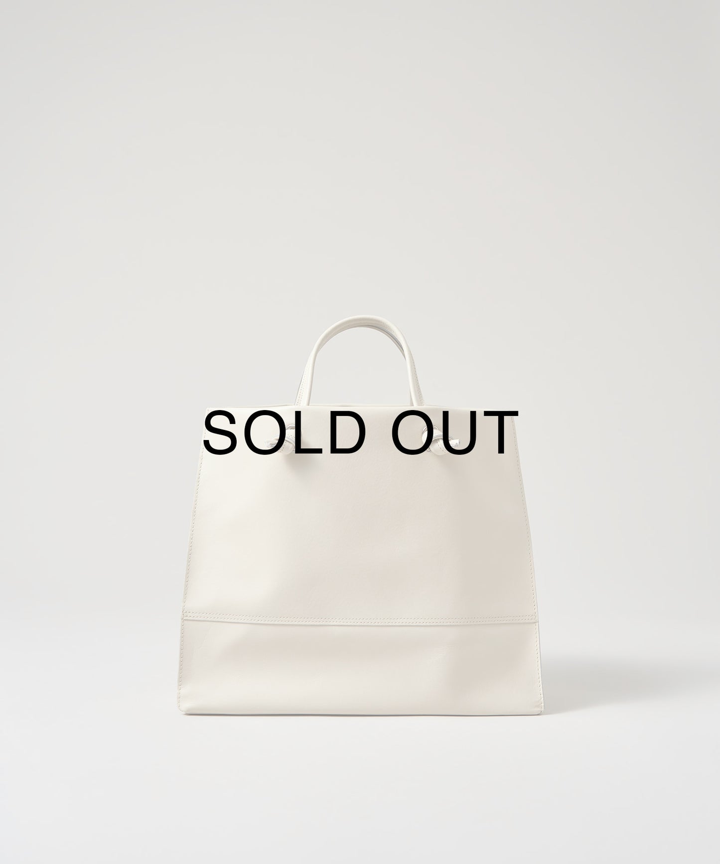 #35/ デイショッパー / ピッグスキン・トワル / silk white, sold out