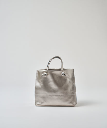 #36/ ミニショッパー（silver）/ ピッグスキン・ラスラ