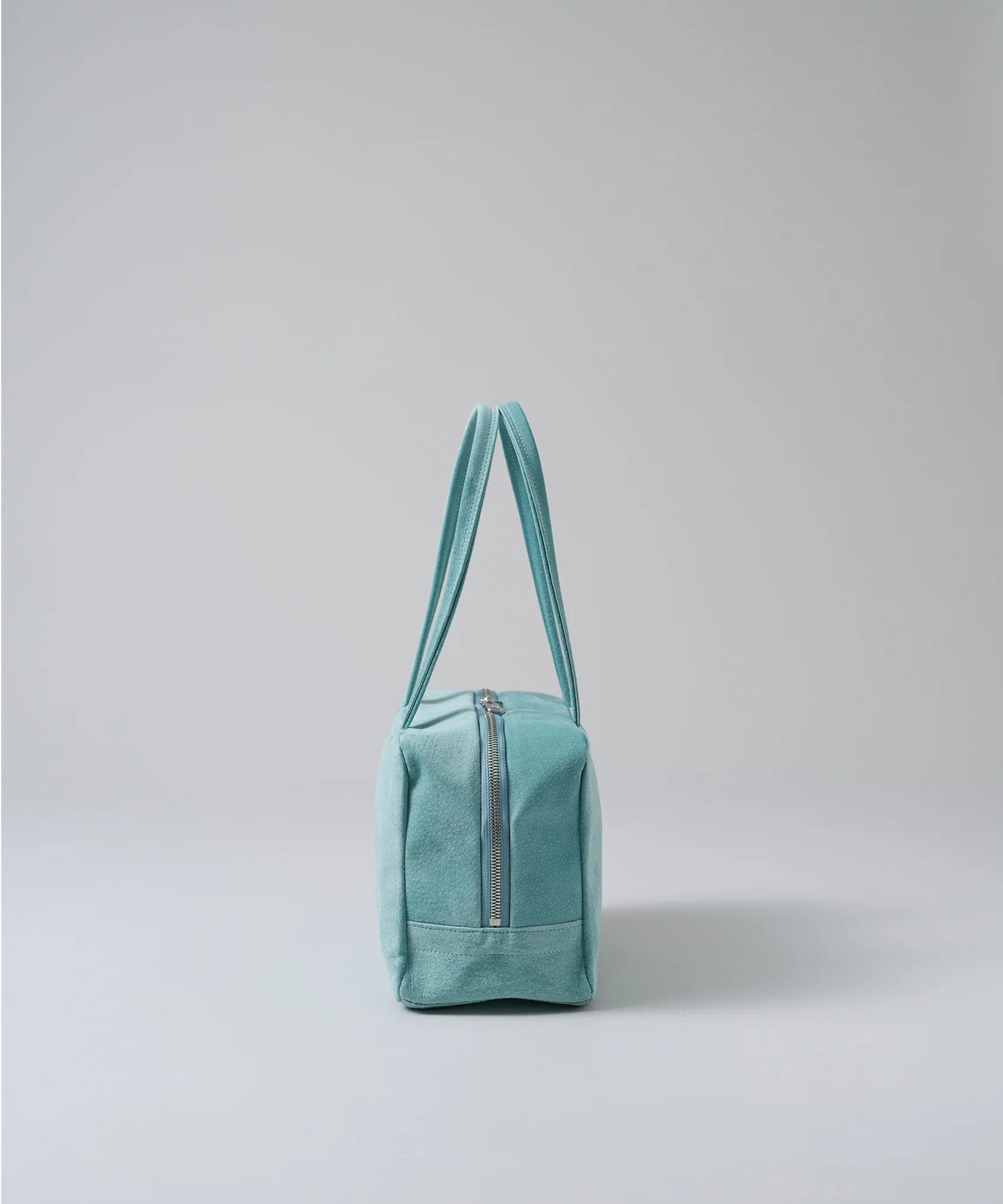 #39/ スクエアダッフル XS（clear mint）/ ピッグスキン・ライニングスエード - REN