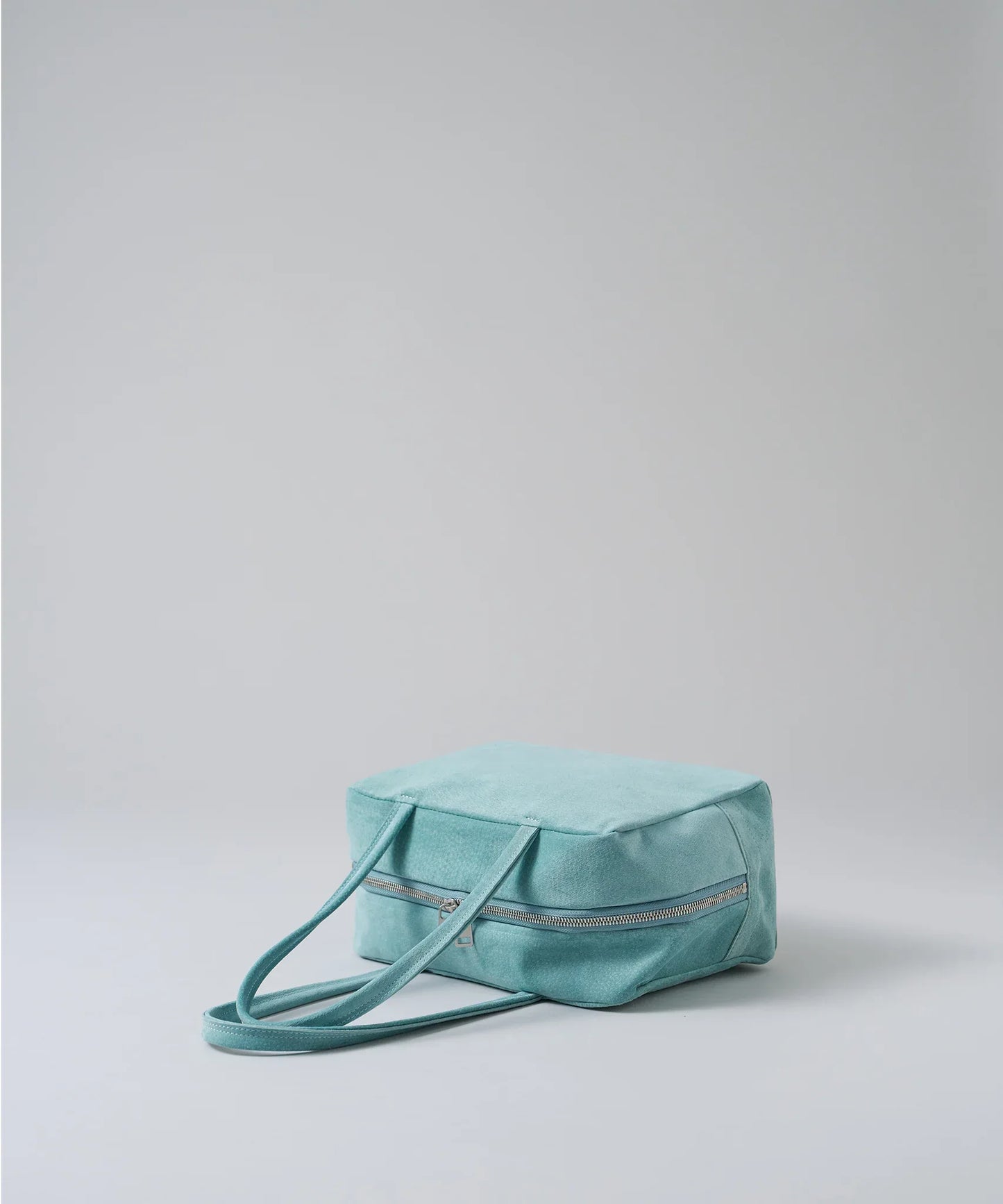 #39/ スクエアダッフル XS（clear mint）/ ピッグスキン・ライニングスエード - REN