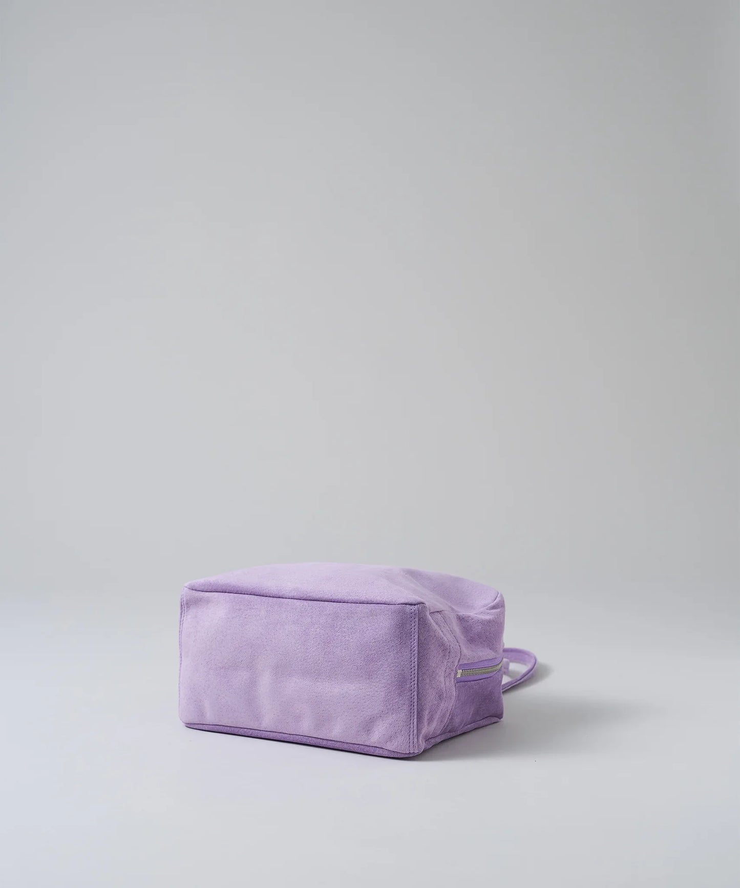 #39/ スクエアダッフル XS（lavender）/ ピッグスキン・ライニングスエード - REN