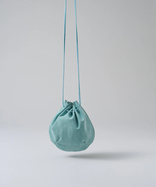 #39/ バルーンショルダー(clear mint)/ ピッグスキン・ライニングスエード - REN