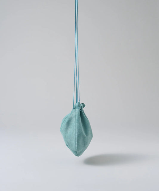 #39/ バルーンショルダー(clear mint)/ ピッグスキン・ライニングスエード - REN