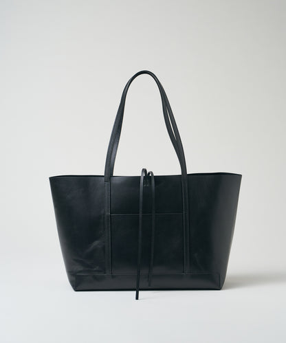 #45/ トリムトート（black）/ 牛革・アペルト