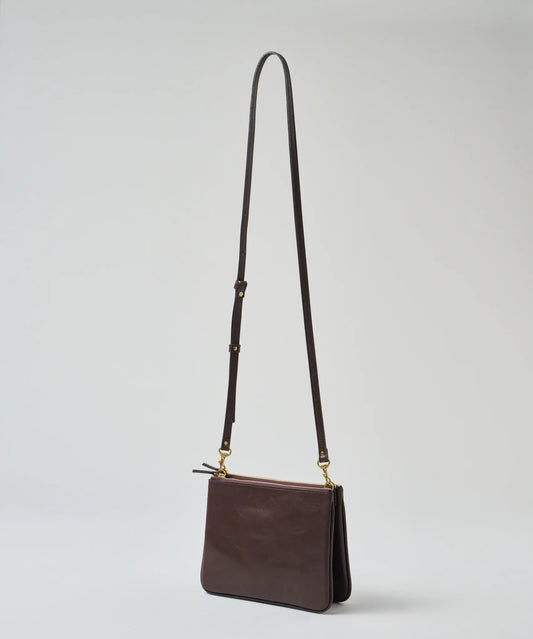 #45/ バタフライショルダー(bitter brown)/ 牛革・アペルト - REN