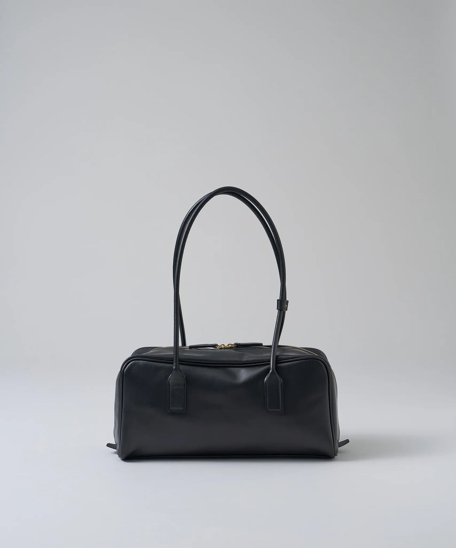 #45/ コンターボストンS（black）/ 牛革・アペルト - REN