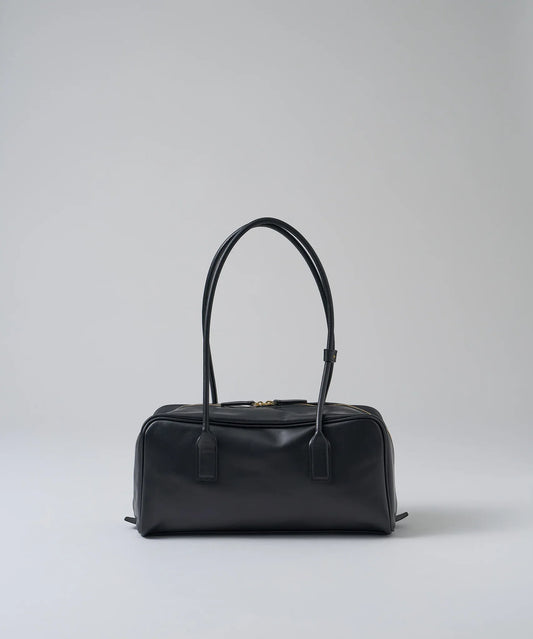 #45/ コンターボストンS（black）/ 牛革・アペルト - REN