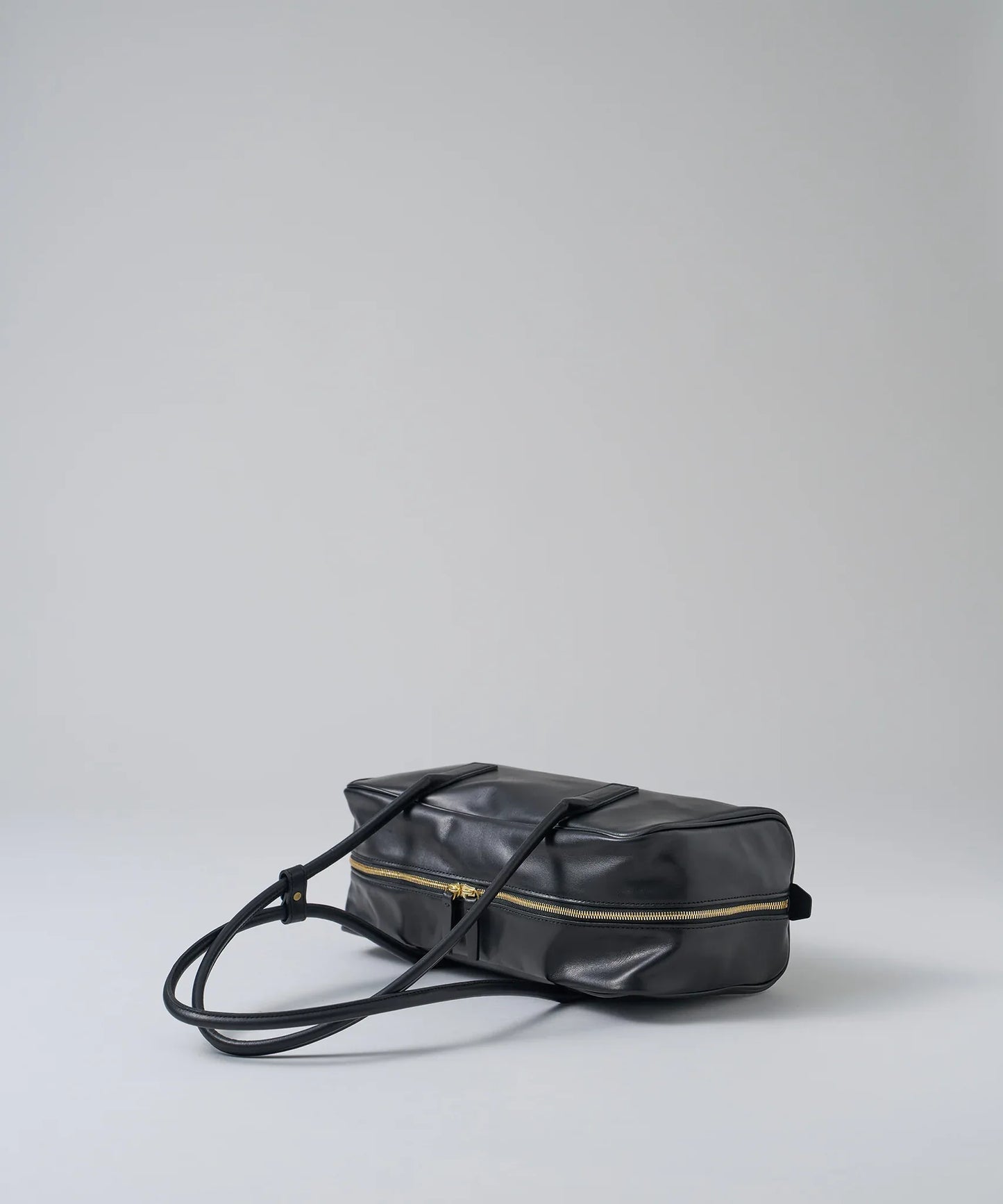 #45/ コンターボストンS（black）/ 牛革・アペルト - REN